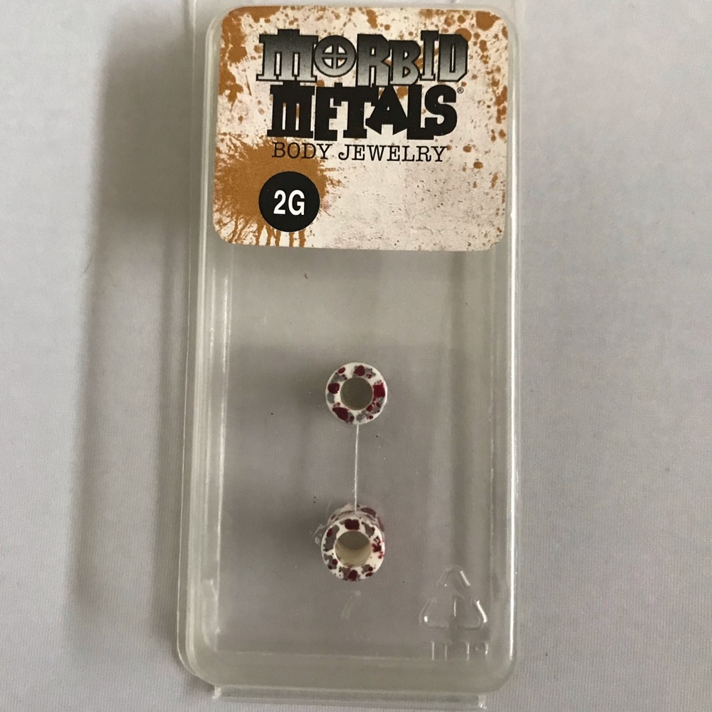 Morbid Metals Size 2G ear plugs